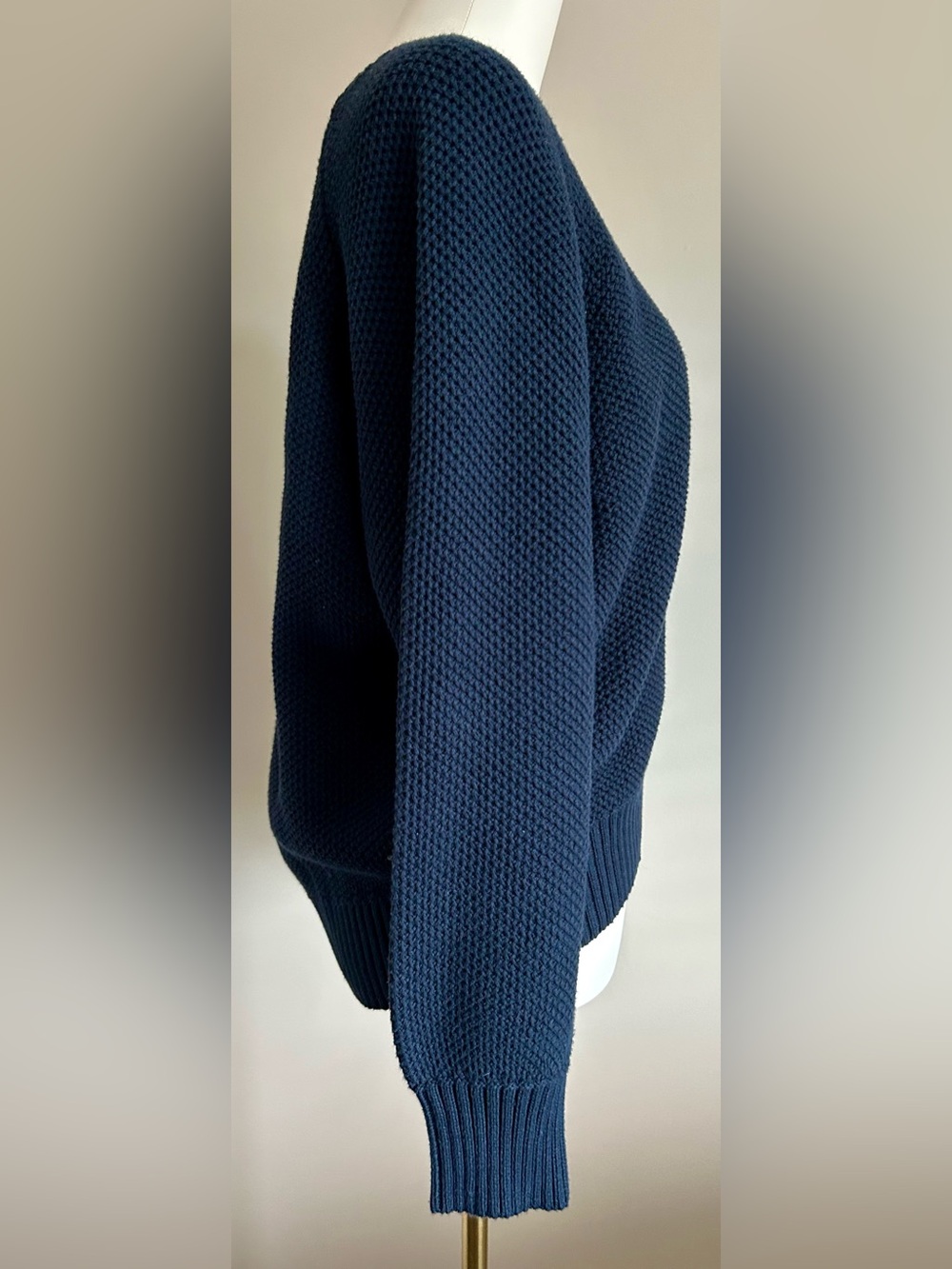 American Holic Classic Navy Cotton Pullover Sweater